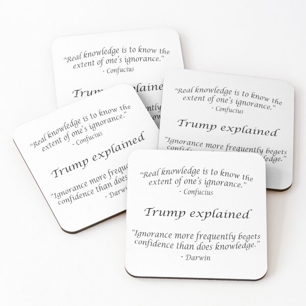 Item preview, Trump explained black text designed and sold by quentinjlang.