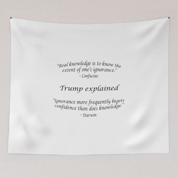 Item preview, Trump explained black text designed and sold by quentinjlang.