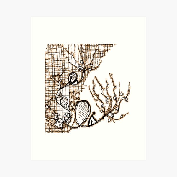 Wired Draft Art Print