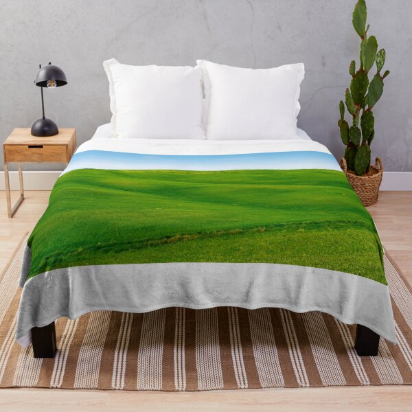 Item preview, Beautiful spring minimalistic landscape with green hills in Tuscany countryside, Italy designed and sold by anytka.