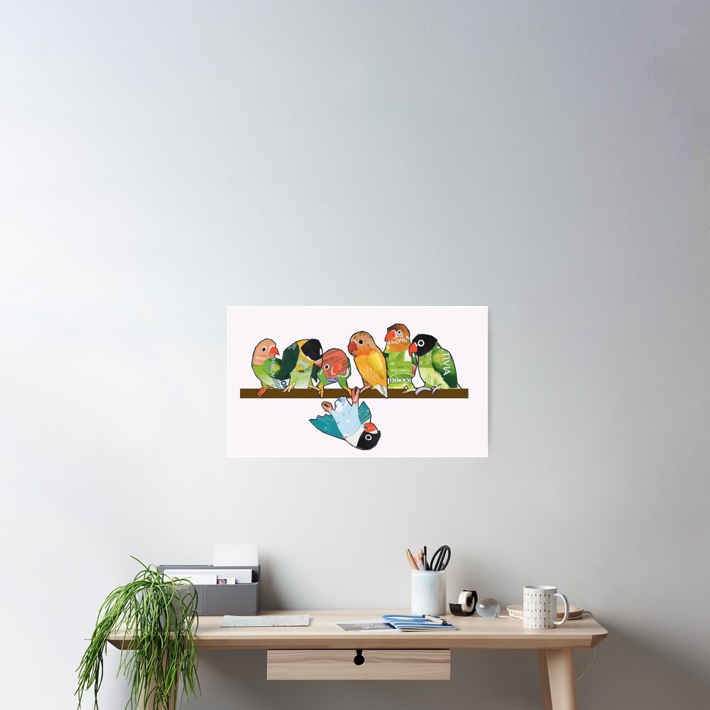 Seven lovebirds Poster