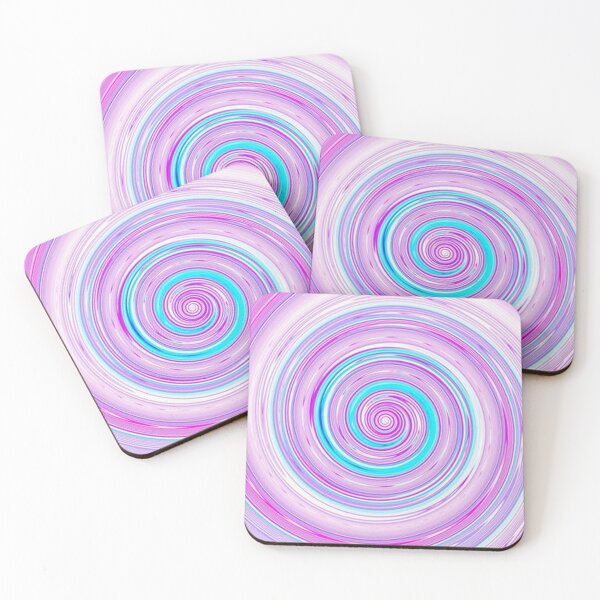 Item preview, Re-Created Spin Painting (Pink & Turquoise) by Robert S. Lee  designed and sold by robertsleeart.