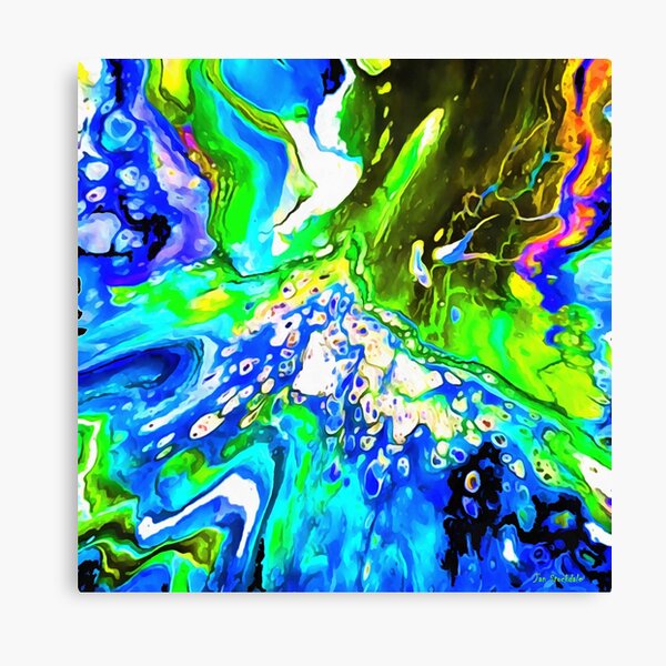 Blue 5 Junction Canvas Print