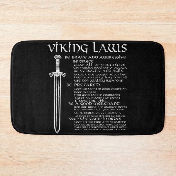 Item preview, Viking Laws Scandinavian Warriors Sword Distressed designed and sold by funnytshirtemp.