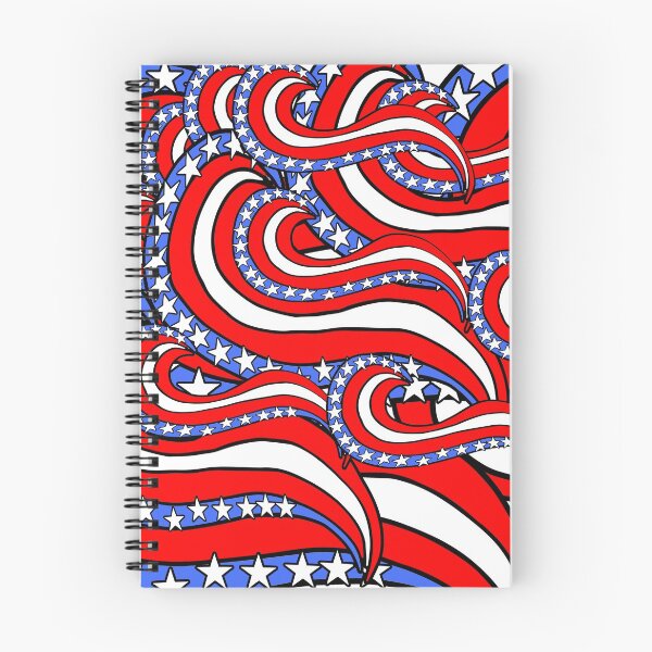 Item preview, Patriotic American Flag Red White and Blue Pattern designed and sold by funnytshirtemp.