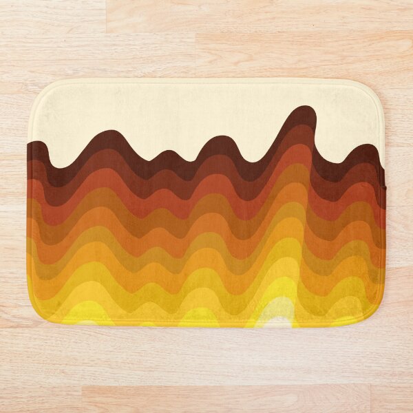 Retro Ripple Bath Mat