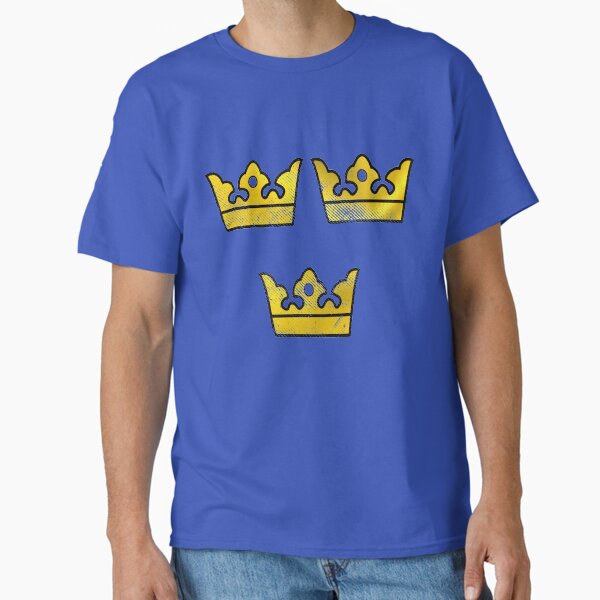 Item preview, 3 Three Crowns Tre Kronor of Sweden Swedish Coat of Arms Distressed designed and sold by funnytshirtemp.