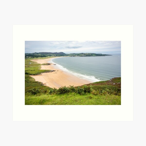 Item preview, A view of Ballymastocker Strand from Croaghaun Mountain designed and sold by Logopad.