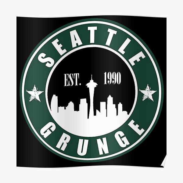 Seattle Grunge Poster