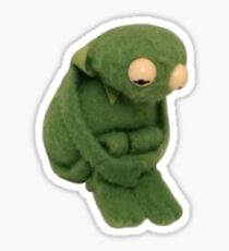 Sad Kermit Sticker
