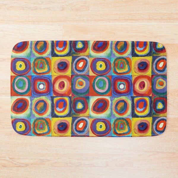 Item preview, Wassily Kandinsky - Color Study, Squares with Concentric Circles - Bauhaus Art designed and sold by NewNomads.