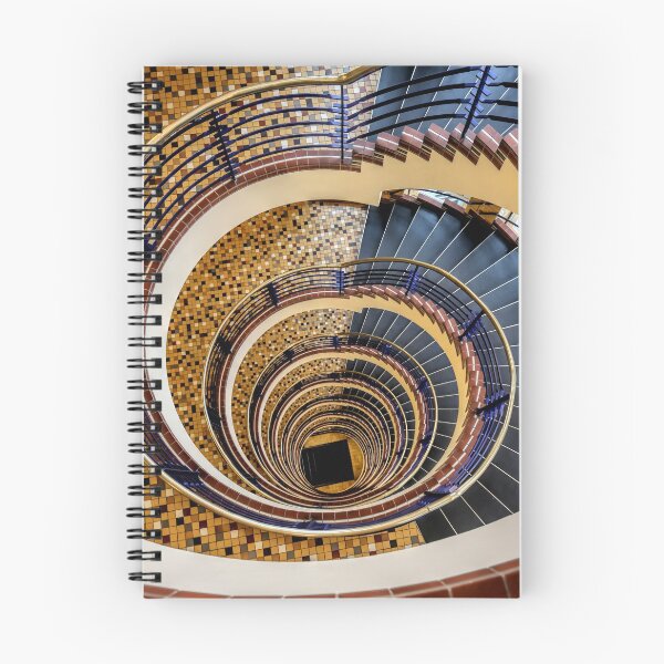 Item preview, looking down ... an art deco staircase  designed and sold by FactorFourPhoto.