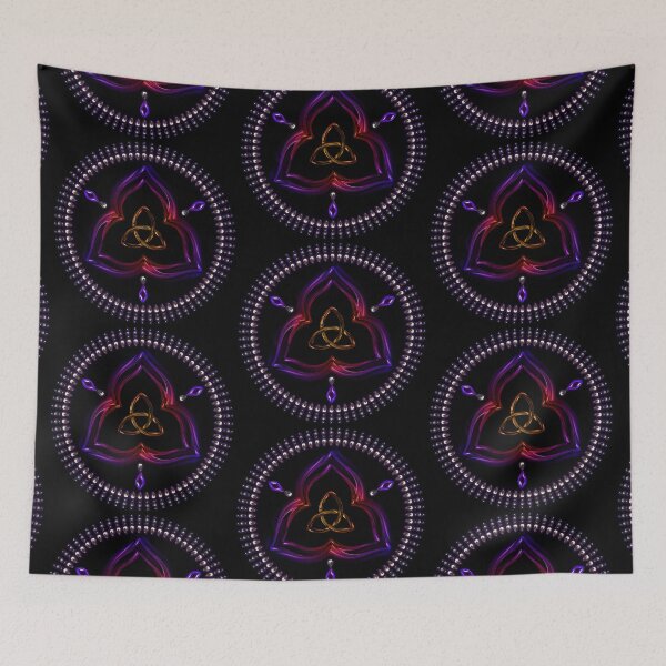 Item preview, Celtic Triquetra Knot - Lotus Mandala designed and sold by kernowerno.