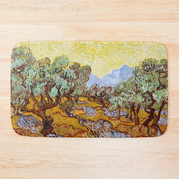 Item preview, Van Gogh - Olive Trees with Yellow Sky and Sun designed and sold by NewNomads.