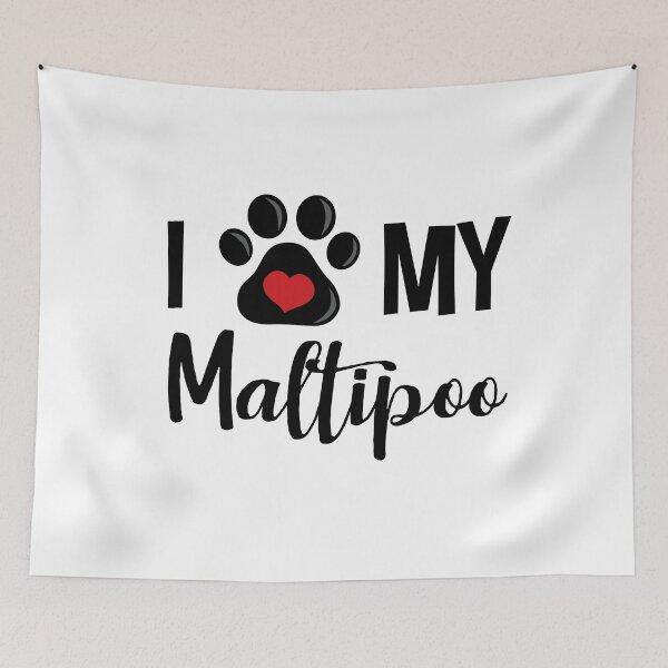 Item preview, I Love My Maltipoo designed and sold by InspiredQuotes.