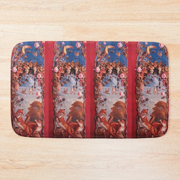 Item preview, FOX AND GRAPES Aesop Fable ,Forest Animals,Birds,Roses, Antique Floral  designed and sold by BulganLumini.