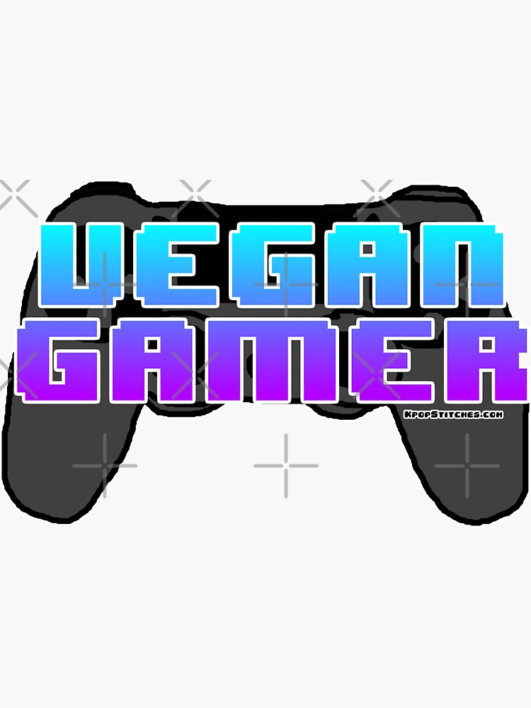 vegan gamer 8bit blue purple vaporwave retro 80s by dubukat