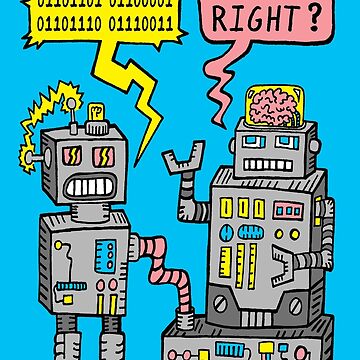 Artwork thumbnail, Robot Talk by jarhumor