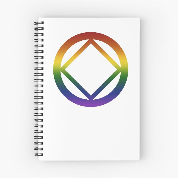 Item preview, Narcotics Anonymous Rainbow Pride Symbol designed and sold by RecoveryGift.