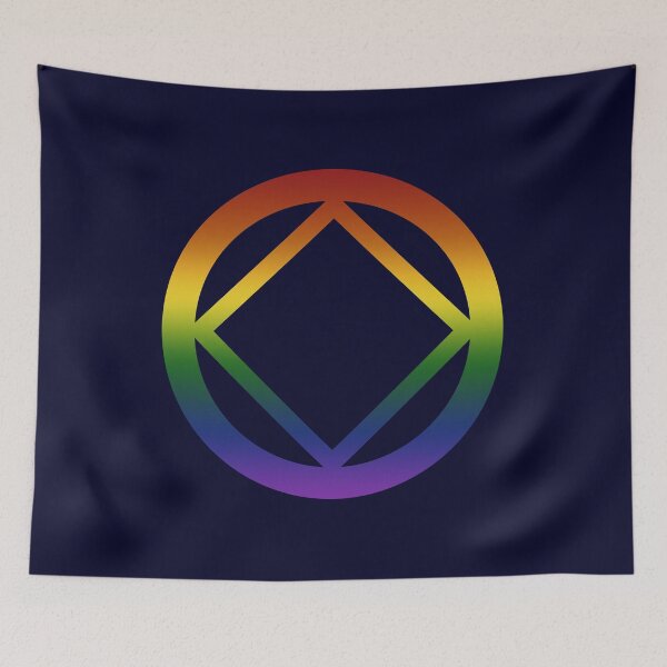 Item preview, Símbolo del orgullo arcoíris de Narcóticos Anónimos designed and sold by RecoveryGift.