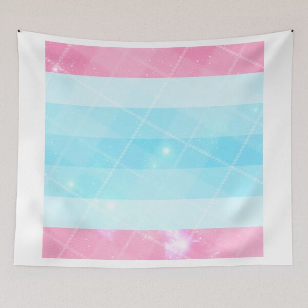 Item preview, Plaid space themed transmasc flag  designed and sold by Jemjae1112.