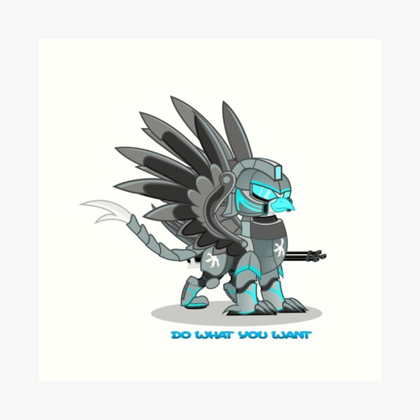 Armor Gryphon Art Print