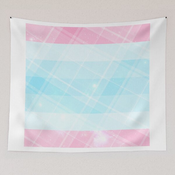 Item preview, Plaid space themed transmasc flag  designed and sold by Jemjae1112.