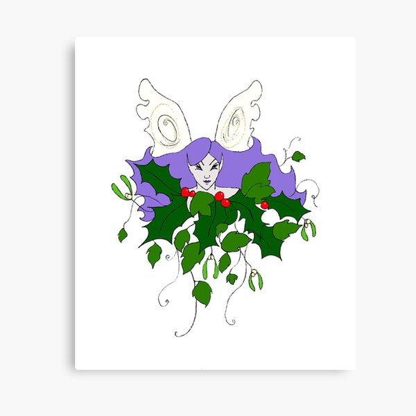 Holly, Ivy & Mistletoe Canvas Print