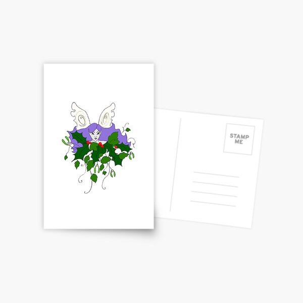 Holly, Ivy & Mistletoe Postcard