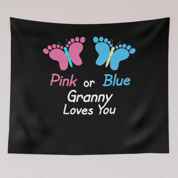 Item preview, Gender Reveal Granny Butterflies designed and sold by wilsonellis.