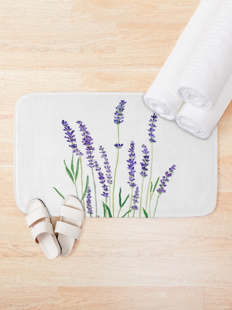 Lavender Bath Mat 