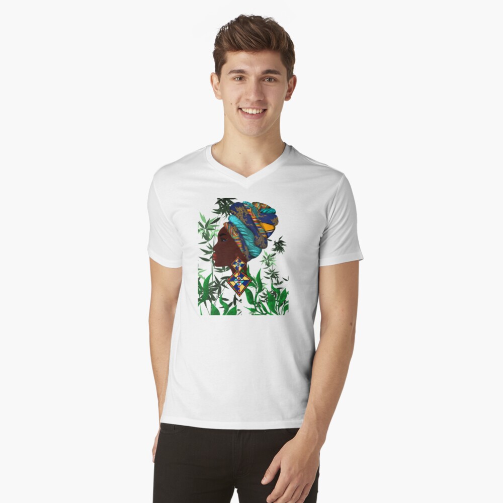 Aperçu de l'œuvre T-shirt col V créée et vendue par bambino12345678.
