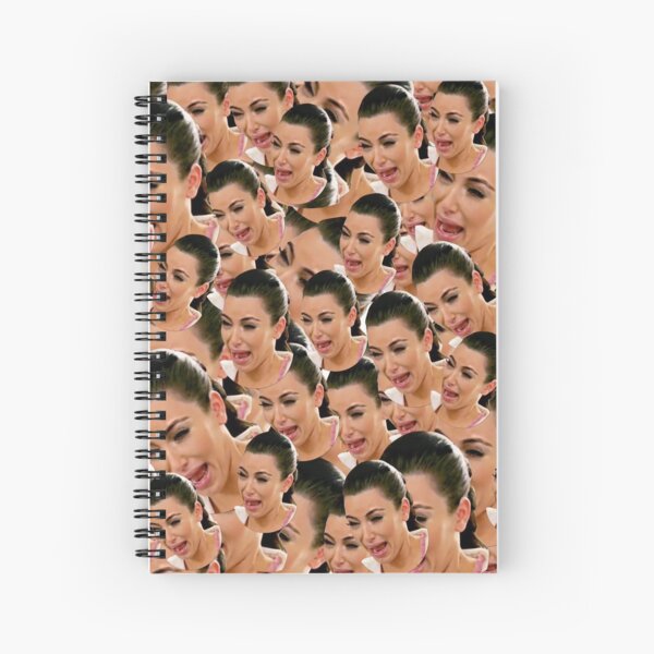 Crying Kim Kardashian Spiral Notebook