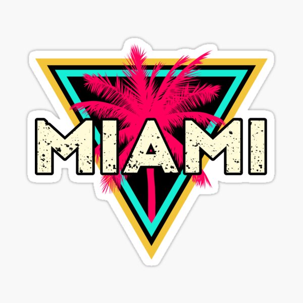 Item preview, Miami Vintage 80s Style Palm Tree designed and sold by mrhighsky.