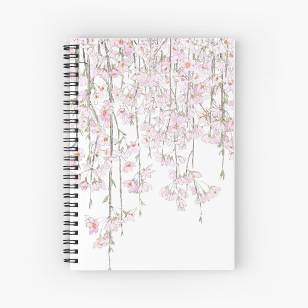 Aperçu de l'œuvre aquarelle de fleurs de cerisier peinte à la main printemps 2018  créée et vendue par ColorandColor.