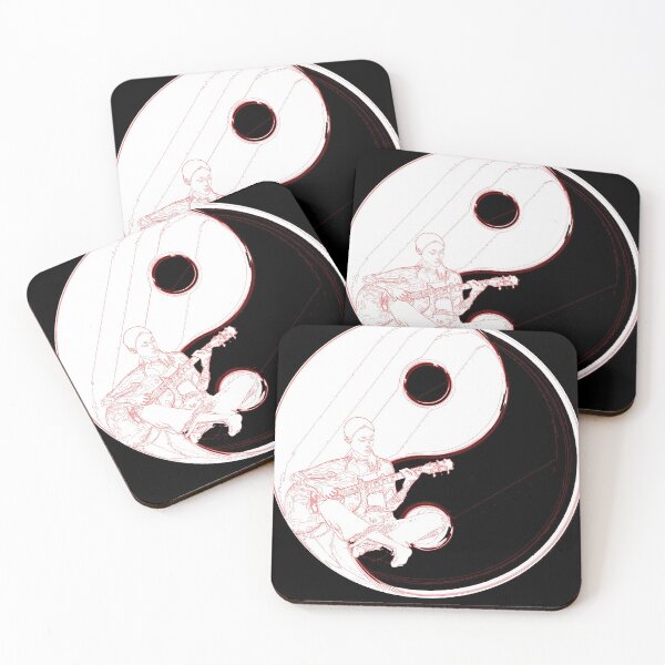 Item preview, yin yang guitarist  designed and sold by IanByfordArt.