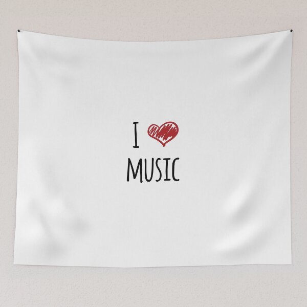 Item preview, i love music designed and sold by Write 4U.
