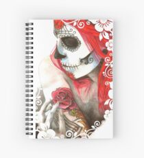 Candy Skull Chick Spiral Notebook