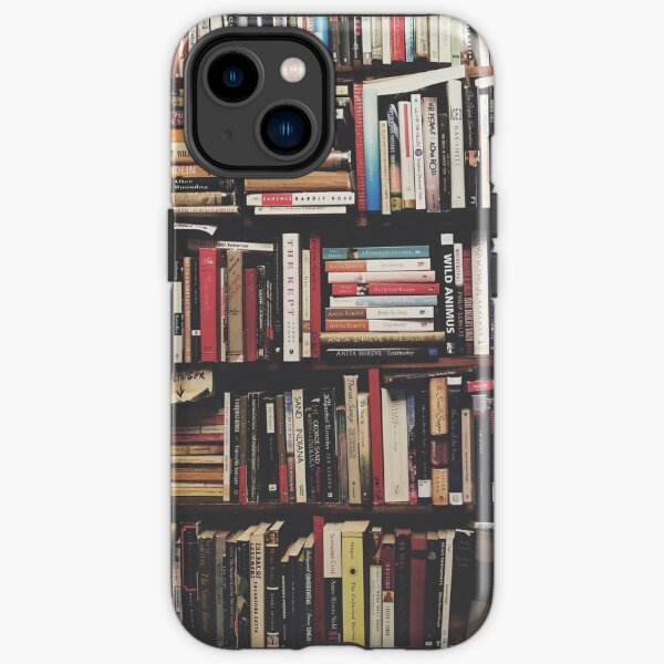 Bookshelf Books Library Bookworm Reading Pattern iPhone Tough Case