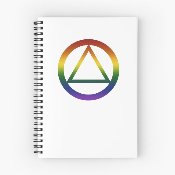 Item preview, Alcoholics Anonymous Rainbow Pride Symbol designed and sold by RecoveryGift.