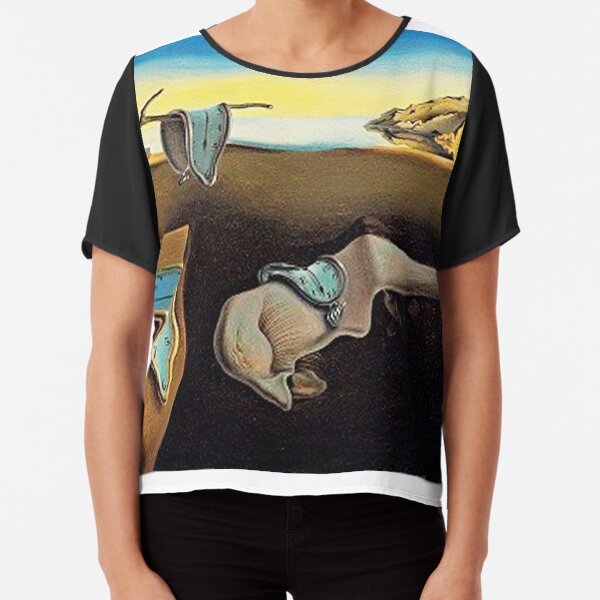 DALI, Salvador Dali, The Persistence of Memory, 1931. Chiffon Top