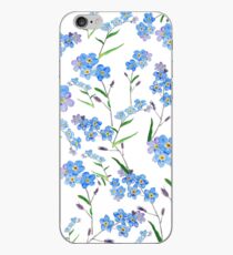 Vergiss mich nicht Muster iPhone-Hülle & Cover