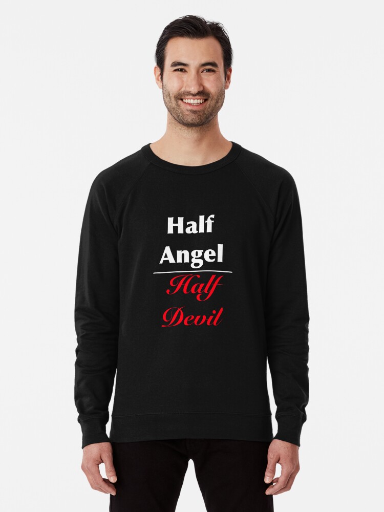 half devil half angel hoodie