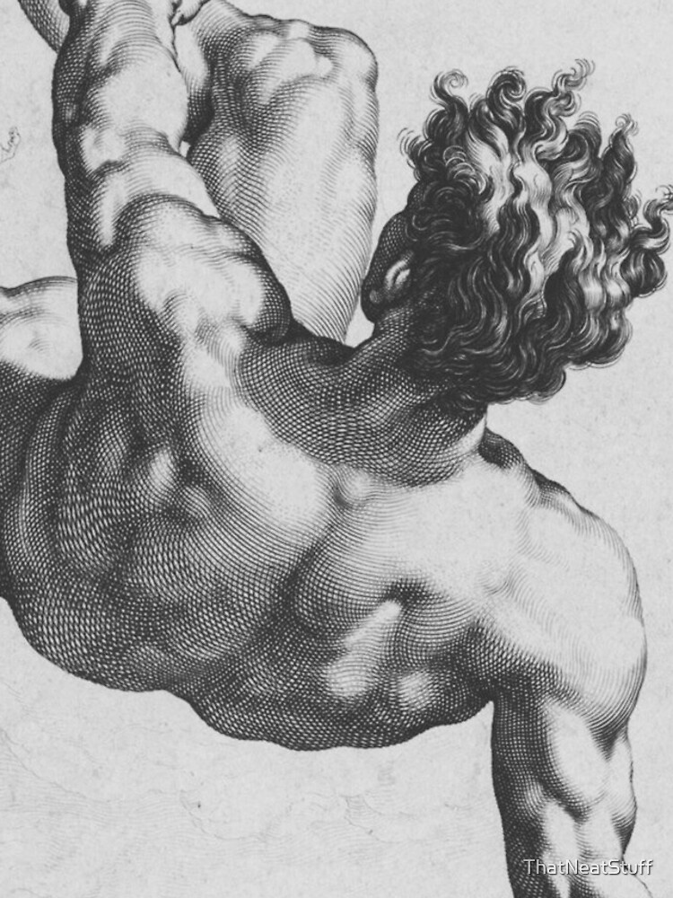 Thumbnail 4 of 4, iPhone Case, Icarus Falling designed and sold by ThatNeatStuff.