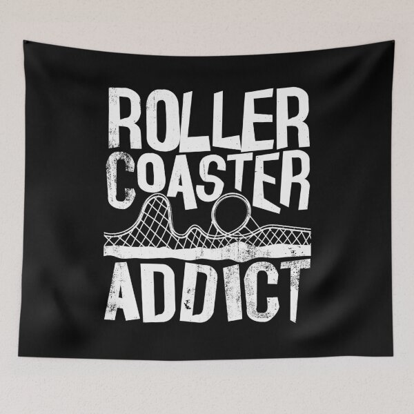 Item preview, Roller Coaster Addict I cool rollercoaster fan design designed and sold by emmjott.