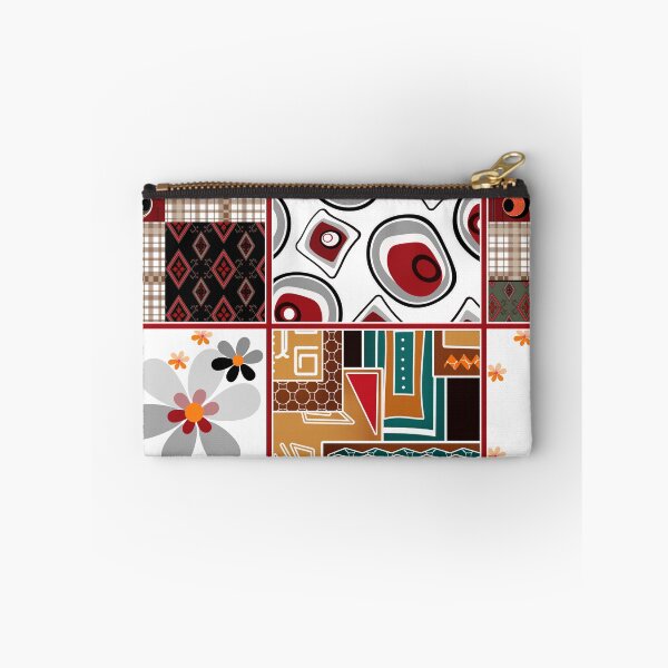 Item preview, Patchwork seamless retro pattern background designed and sold by fuzzyfox.