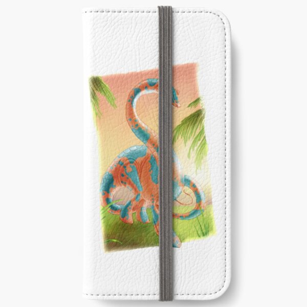 Colourful dinosaur iPhone Wallet