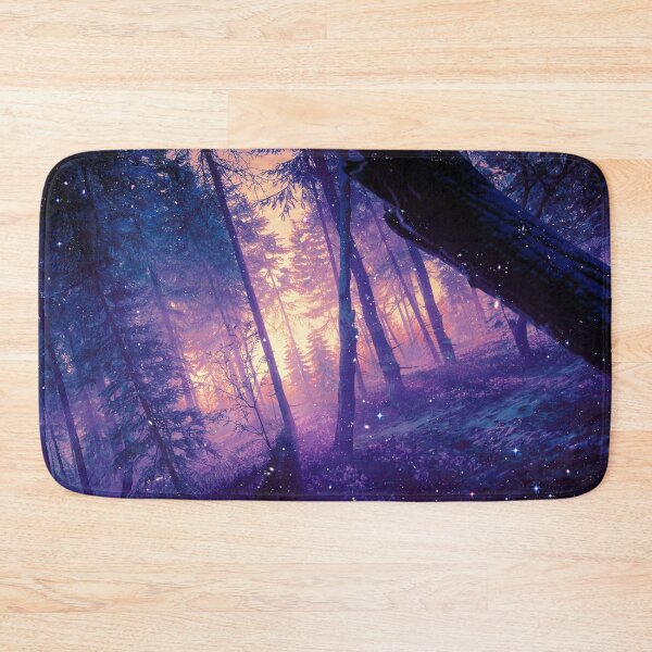 Item preview, Purple Fireflies Forest designed and sold by DisaM.