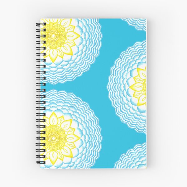 Item preview, Blue Yellow Geometrical Protection Mandala designed and sold by Sunfreestar.