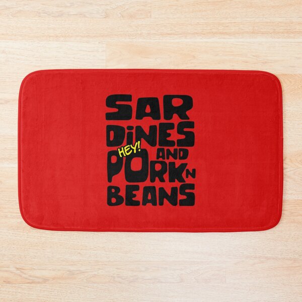 Item preview, Sardines - Black Letter designed and sold by giraffeKi.